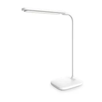 Platinet PDL6728 stolná LED lampa 5W stmievateľná, integrovaná batéria 2400mAh, USB port, biela