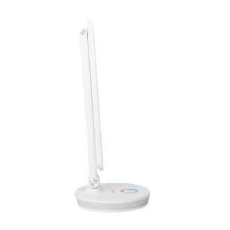 Platinet PDL400RGBW stolná LED lampa 12W stmievateľná, dotykové ovládanie, USB port, biela