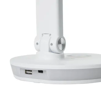 Platinet PDL400RGBW stolná LED lampa 12W stmievateľná, dotykové ovládanie, USB port, biela Platinet PDL400RGBW stolná LED lampa 12W stmievateľná, dotykové ovládanie, USB port, biela
