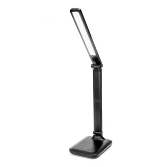 Platinet PDL194B stolná LED lampa Remus 5W stmievateľná, dotykové ovládanie, USB port, čierna