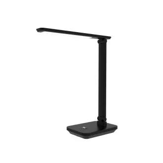 Platinet PDL6731B stolná LED lampa 5W stmievateľná, integrovaná batéria 6000mAh, USB port, čierna