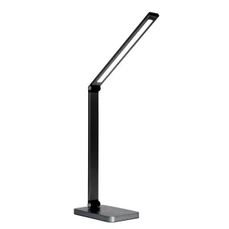 Platinet PDL888B stolná LED lampa 10W stmievateľná, bezdrôtové nabíjanie, USB port, čierna Platinet PDL888B stolná LED lampa 10W stmievateľná, bezdrôtové nabíjanie, USB port, čierna
