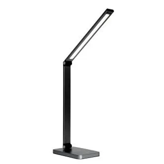 Platinet PDL888B stolná LED lampa 10W stmievateľná, bezdrôtové nabíjanie, USB port, čierna Platinet PDL888B stolná LED lampa 10W stmievateľná, bezdrôtové nabíjanie, USB port, čierna