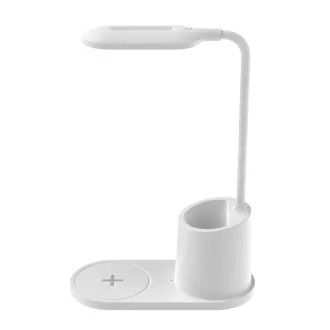 Platinet PDL1930W stolná LED lampa 3W stmievateľná, bezdrôtové nabíjanie, biela Platinet PDL1930W stolná LED lampa 3W stmievateľná, bezdrôtové nabíjanie, biela