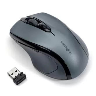 Kensington Pro Fit/Ergonomická/Optická/Pre pravákov/1 600 DPI/Bezdrôtová USB/Čierna-strieborná Kensington Pro Fit/Ergonomická/Optická/Pre pravákov/1 600 DPI/Bezdrôtová USB/Čierna-strieborná