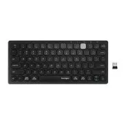 Kensington duálna kompaktná klávesnica pre viac zariadení/Bezdrôtová USB + Bluetooth/UK layout/Čierna