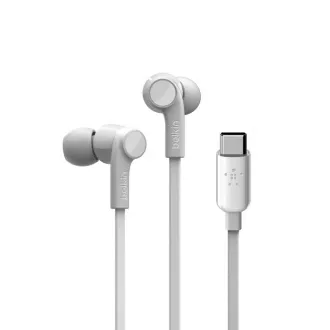 BELKIN USB-C slúchadlá biela BELKIN USB-C slúchadlá biela