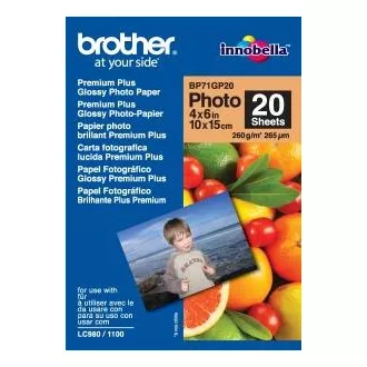 BP71GP20, 20 listov, 10x15cm Premium Glossy, 260g BP71GP20, 20 listov, 10x15cm Premium Glossy, 260g