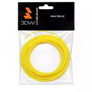 3DW - ABS filament 1,75mm žltá, 10m, tlač 220-250°C