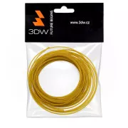 3DW - ABS filament 1,75mm zlatá, 10m, tlač 200-230°C