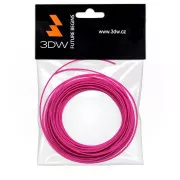 3DW - ABS filament 1,75mm ružová, 10m, tlač 200-230°C