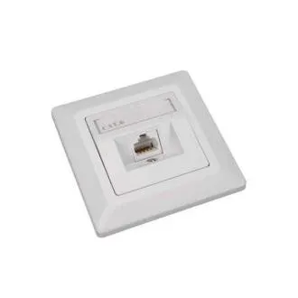Zásuvka Solarix CAT6 UTP 1 x RJ45 pod omietku biela Zásuvka Solarix CAT6 UTP 1 x RJ45 pod omietku biela