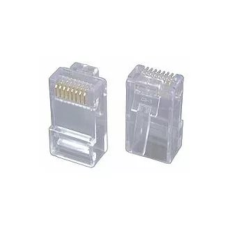 Konektor RJ45 CAT5E UTP 8p8c pre lícnu 100ks bal. Konektor RJ45 CAT5E UTP 8p8c pre lícnu 100ks bal.