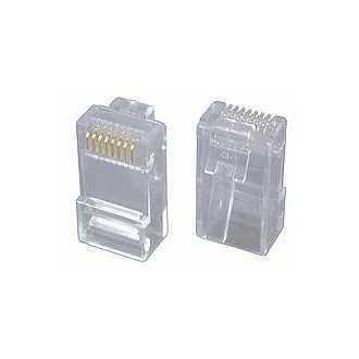 Konektor RJ45 CAT5E UTP 8p8c pre lícnu 100ks bal. Konektor RJ45 CAT5E UTP 8p8c pre lícnu 100ks bal.