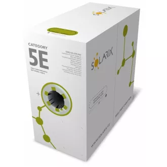 Inštalačný kábel Solarix CAT5E UTP PVC Eca 500m/box SXKD-5E-UTP-PVC