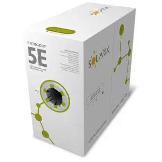 Inštalačný kábel Solarix CAT5E UTP PVC Eca 500m/box SXKD-5E-UTP-PVC Inštalačný kábel Solarix CAT5E UTP PVC Eca 500m/box SXKD-5E-UTP-PVC