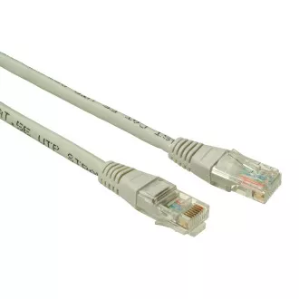 SOLARIX patch kábel CAT5E UTP PVC 1m sivý non-snag proof