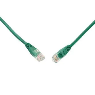 SOLARIX patch kábel CAT5E UTP PVC 1m zelený non-snag proof SOLARIX patch kábel CAT5E UTP PVC 1m zelený non-snag proof