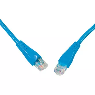 SOLARIX patch kábel CAT5E UTP PVC 1m modrý snag-proof