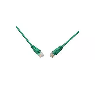 SOLARIX patch kábel CAT5E UTP PVC 3m zelený snag-proof