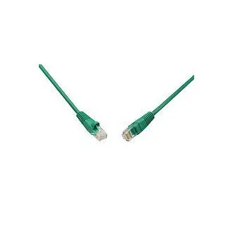 SOLARIX patch kábel CAT5E UTP PVC 3m zelený snag-proof SOLARIX patch kábel CAT5E UTP PVC 3m zelený snag-proof