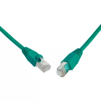 SOLARIX patch kábel CAT6 UTP PVC 5m zelený snag-proof