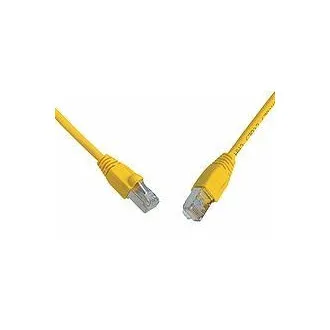 SOLARIX patch kábel CAT5E SFTP PVC 0,5m žltý SOLARIX patch kábel CAT5E SFTP PVC 0,5m žltý
