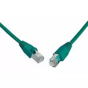 SOLARIX patch kábel CAT5E SFTP PVC 1m zelený snag-proof