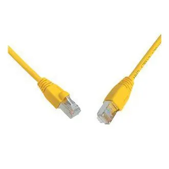 SOLARIX patch kábel CAT6 SFTP PVC 0,5m žltý SOLARIX patch kábel CAT6 SFTP PVC 0,5m žltý