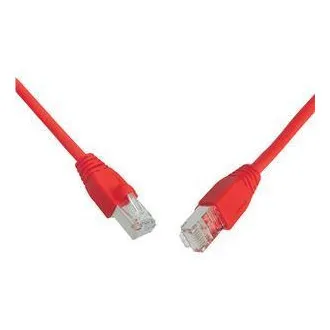 SOLARIX patch kábel CAT6 SFTP PVC 0,5m červený SOLARIX patch kábel CAT6 SFTP PVC 0,5m červený