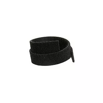 Obojstranný suchý zips Solarix, šírka 10mm, 25m, čierny