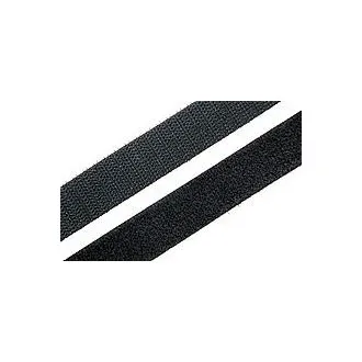 Obojstranný suchý zips Solarix, šírka 10mm, 25m, čierny Obojstranný suchý zips Solarix, šírka 10mm, 25m, čierny