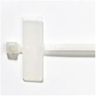 Sťahovací pásik s popisovateľným štítkom 2,4x103mm, biely, 100ks Sťahovací pásik s popisovateľným štítkom 2,4x103mm, biely, 100ks