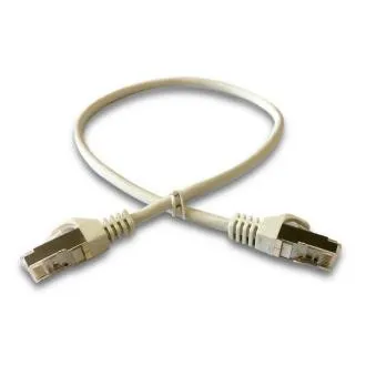 DATACOM Patch cord S/FTP CAT6A 0,5m sivý DATACOM Patch cord S/FTP CAT6A 0,5m sivý