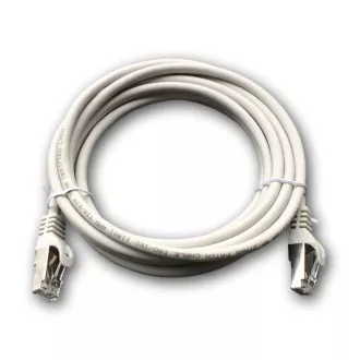 DATACOM Patch cord S/FTP CAT6A 3m sivý DATACOM Patch cord S/FTP CAT6A 3m sivý