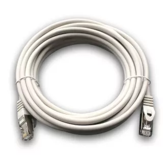 DATACOM Patch cord S/FTP CAT6A 5m sivý