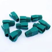 DATACOM krytka pre RJ45 (CAT6A, CAT7) zelený (10ks)