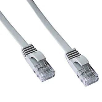 DATACOM Patch cord UTP CAT6 2m šedý FLAT plochý DATACOM Patch cord UTP CAT6 2m šedý FLAT plochý