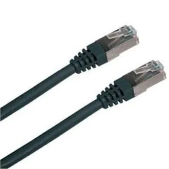 Patchkábel S/FTP, Cat6, 2xRJ45, 0,5 m čierny Patchkábel S/FTP, Cat6, 2xRJ45, 0,5 m čierny