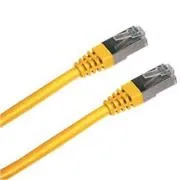 Patchkábel S/FTP, Cat6, 2xRJ45, 2m žltý