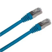 Patchkábel S/FTP, Cat6, 2xRJ45, 5m modrý