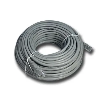 DATACOM Patchkábel 30m, UTP, Cat5e, RJ45, sivý