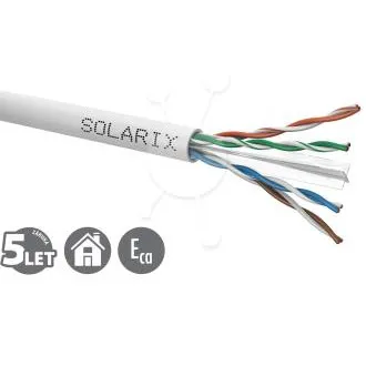Inštalačný kábel Solarix CAT6 UTP PVC Eca 500m/cievka SXKD-6-UTP-PVC Inštalačný kábel Solarix CAT6 UTP PVC Eca 500m/cievka SXKD-6-UTP-PVC