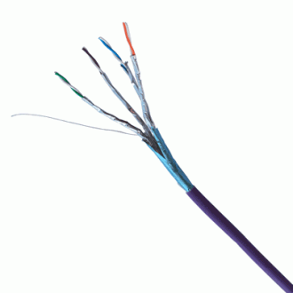 BELDEN F/FTP Cat.6A LSOH, plášť fialový 100m BELDEN F/FTP Cat.6A LSOH, plášť fialový 100m
