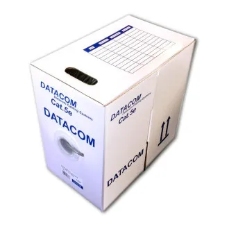 DATACOM FTP Cat5e PVC kábel 305m (drôt), sivý DATACOM FTP Cat5e PVC kábel 305m (drôt), sivý