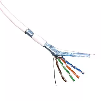 DATACOM FTP drôt CAT5E PVC, Eca 305m biely