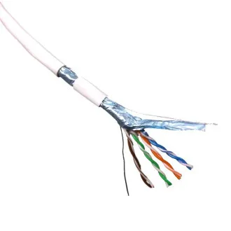DATACOM FTP drôt CAT5E PVC, Eca 305m biely