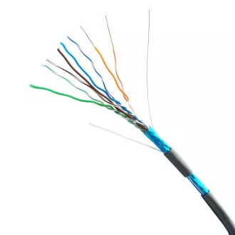 Metráž DATACOM FTP drôt CAT5E LSOH, Eca 100m šedý
