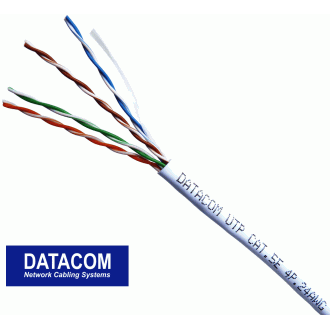 DATACOM UTP Cat5e PVC kábel 305m (drôt), biely