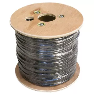 DATACOM UTP drôt CAT6 PE 500m box čierny OUTDOOR